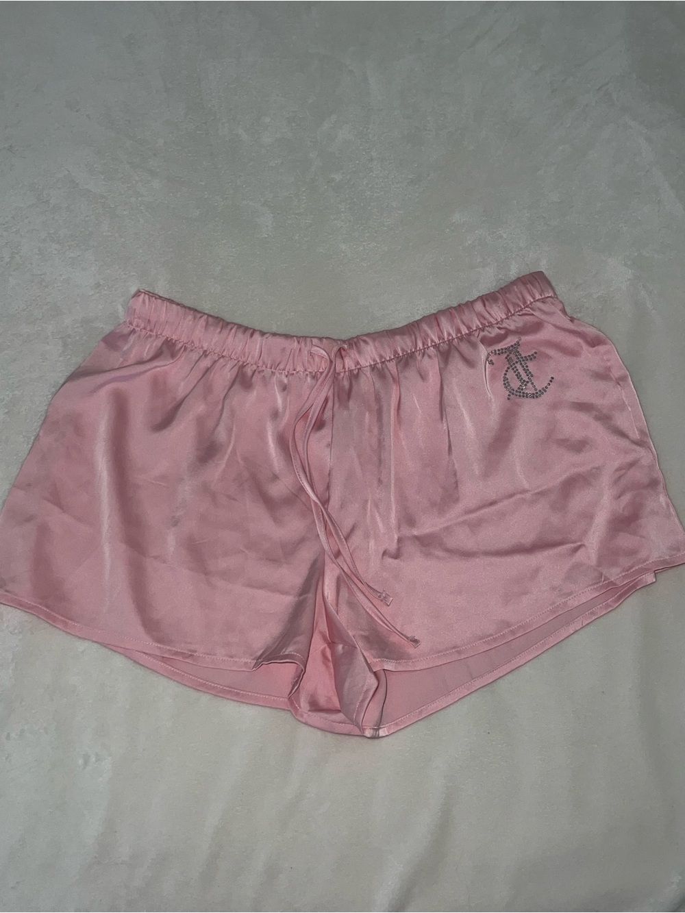 Pink Satin Women's Sleep Shorts